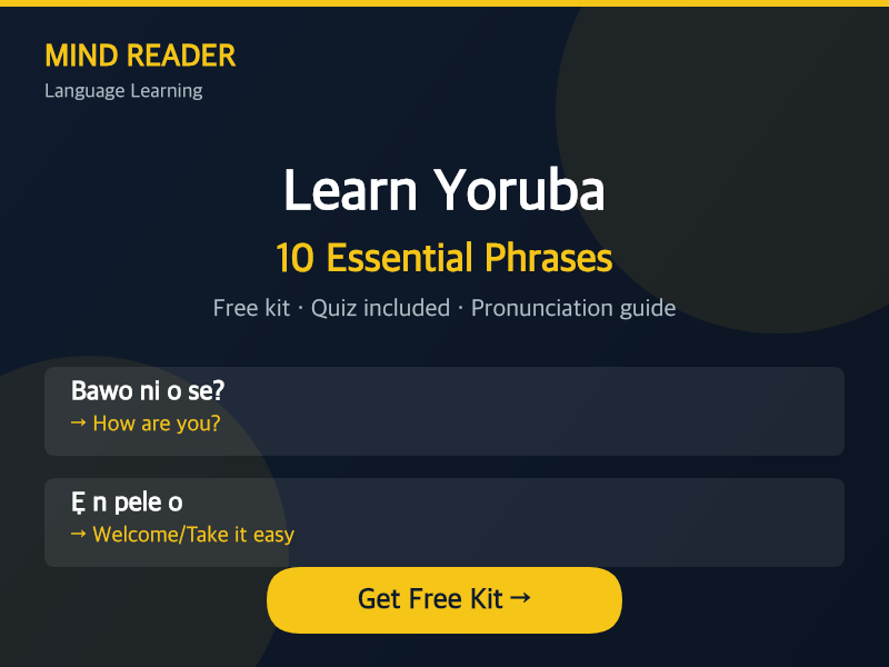 Yoruba phrase kit cover